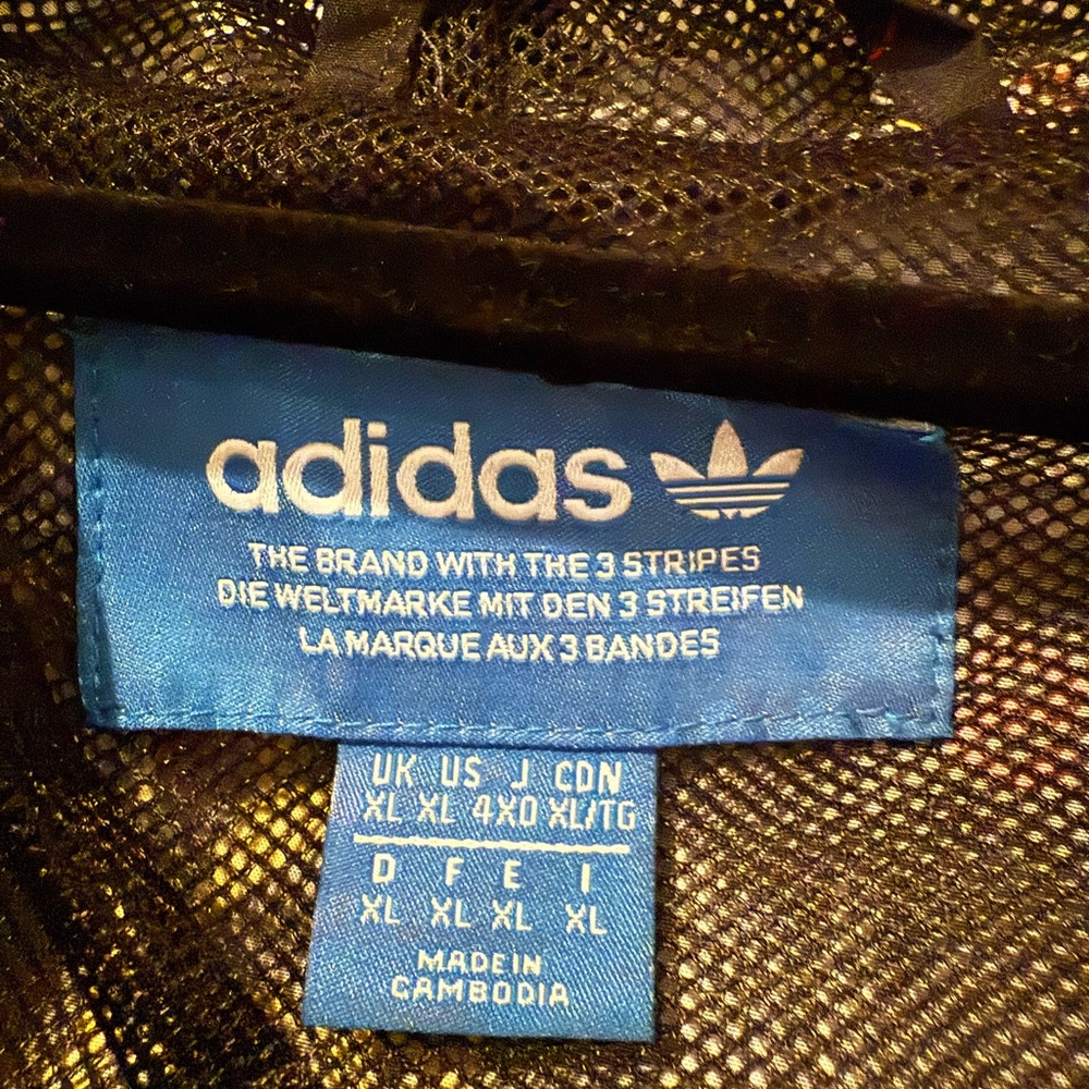 Adidas Black Mesh Jacket - Picture 3 of 4